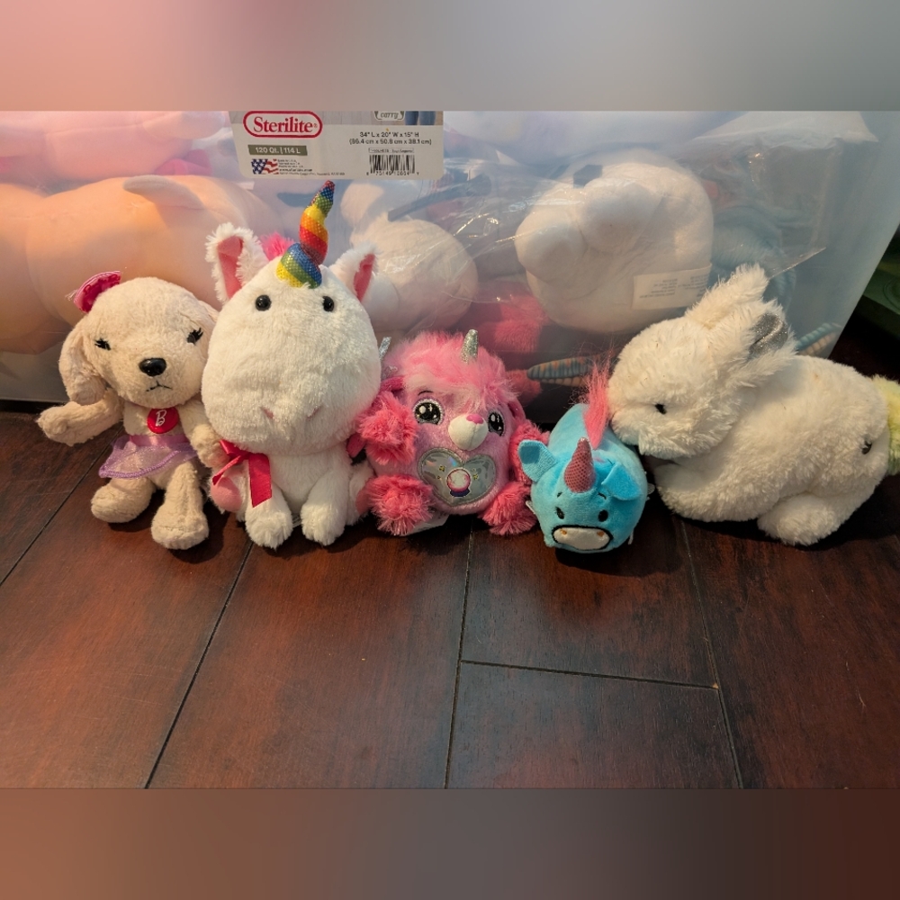 Plush Toy Lot Unicorns and Animals